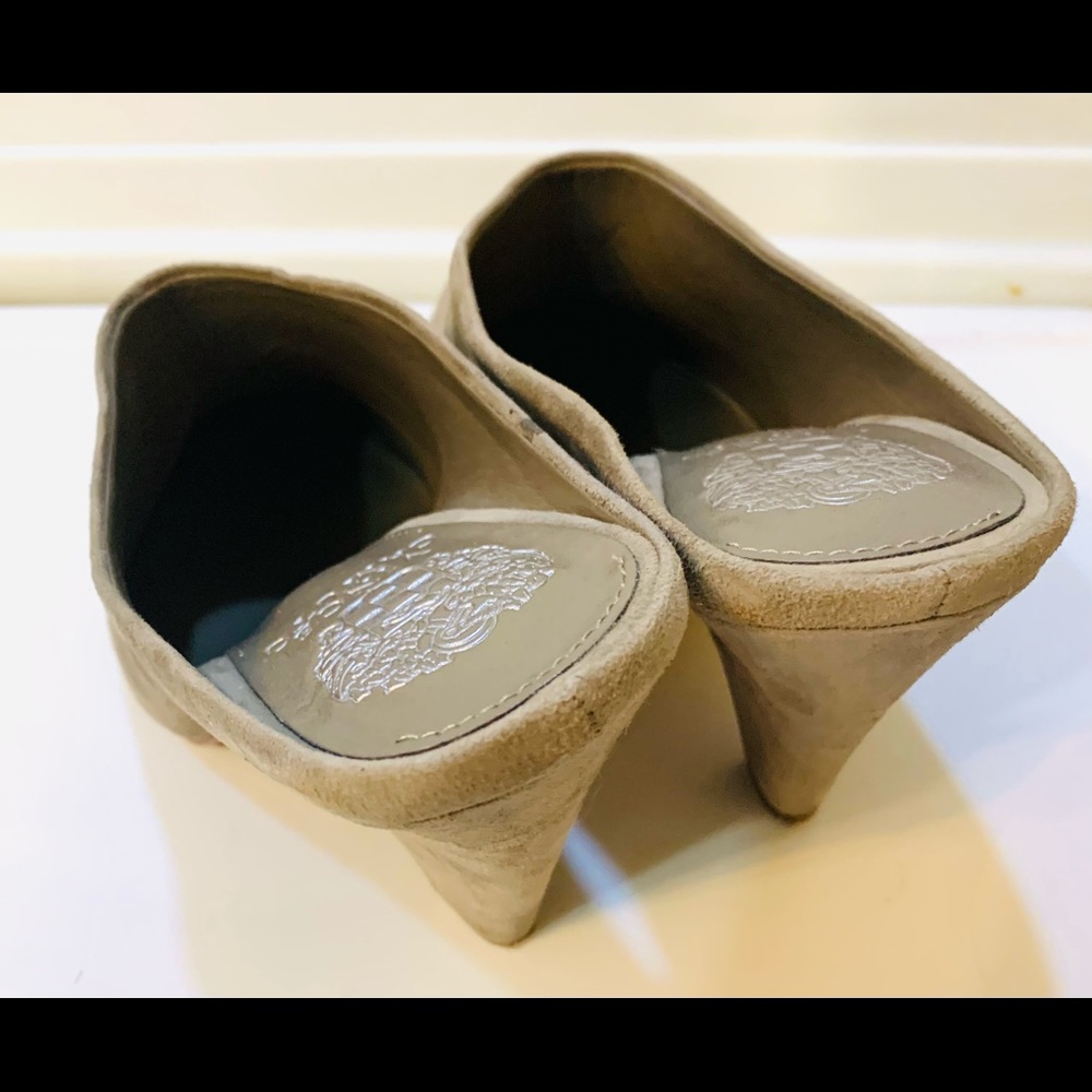 Vince Camuto Taupe Suede Mule Sz 8 - Picture 5 of 5